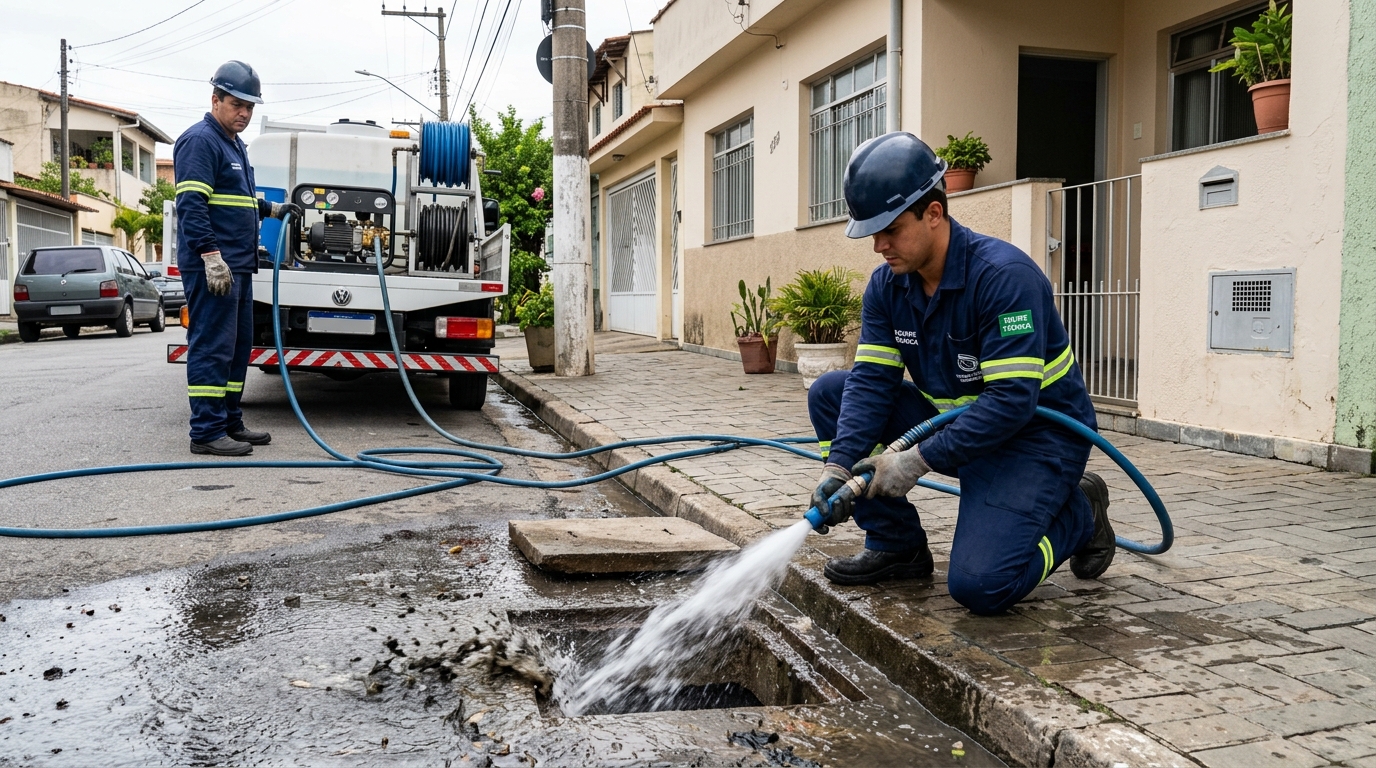 Hidrojateamento de Alta Pressão em Natal‑RN
