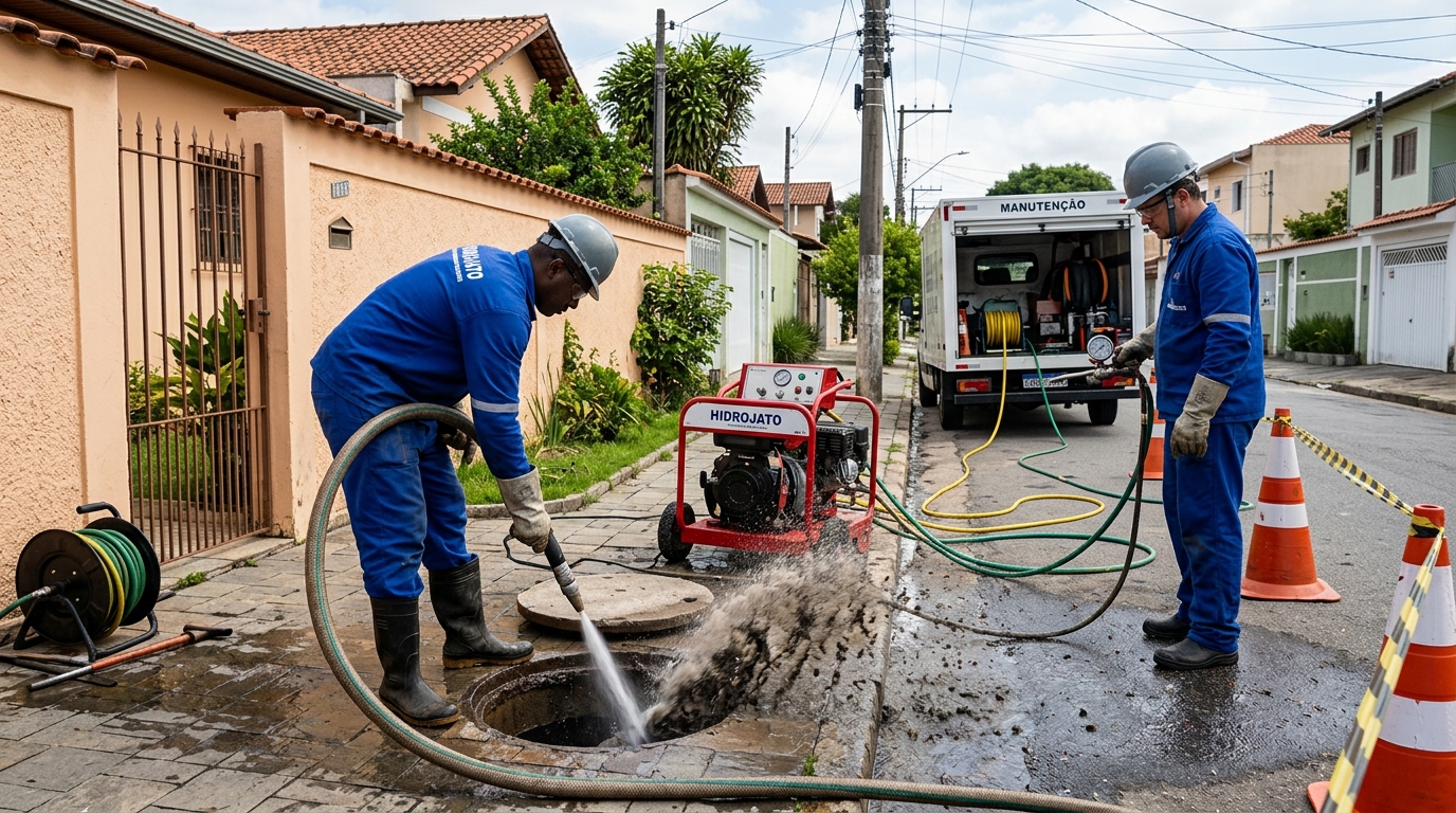 Hidrojateamento de Alta Pressão em Natal‑RN