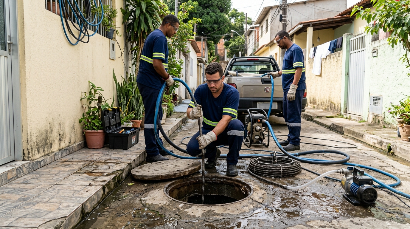 Hidrojateamento de Alta Pressão em Natal‑RN